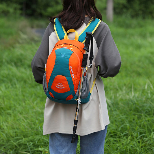 Sacs à dos de sport polyvalents en nylon de couleur contrastée de grande capacité