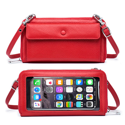 Women's Touch Screen Transparent Mobile Mini Bags