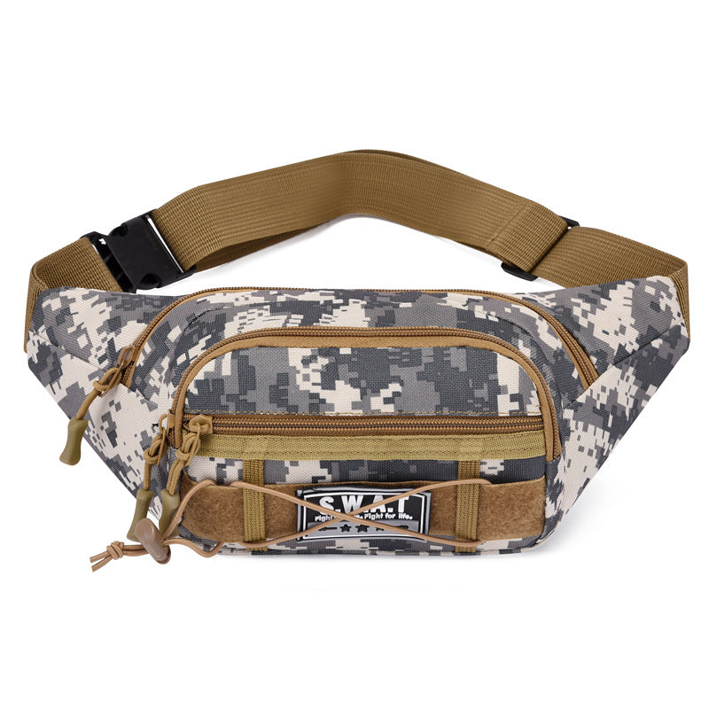 Men's Waterproof Large Capacity Fishing Hiking Camouflage Men's Waist Packs