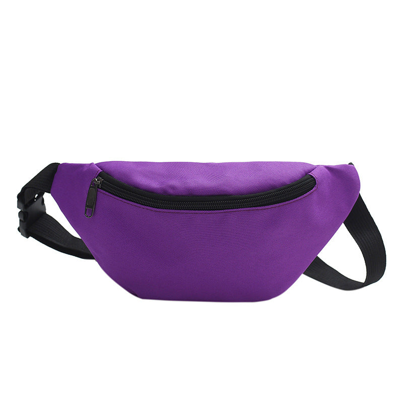 Women's & Men's & Solid Color Printed Lightweight Leisure Men's Waist Packs