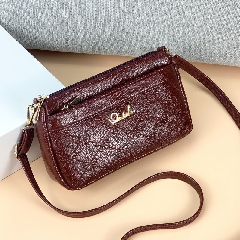 Glamorous Unique Soft Leather Mother Stall Crossbody Bags