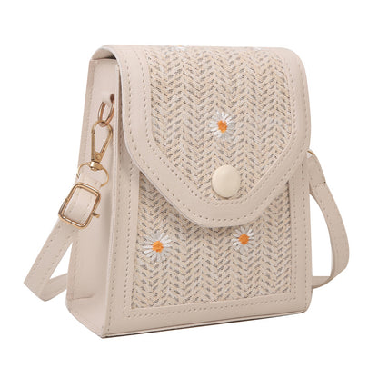 Small Straw Mobile Female Summer Fashion Bags