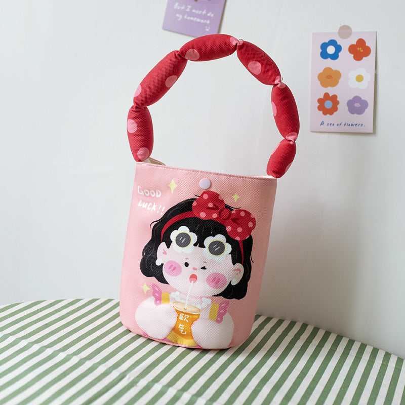 Children's Hand Gift Cotton Underarm Carrying Handbags