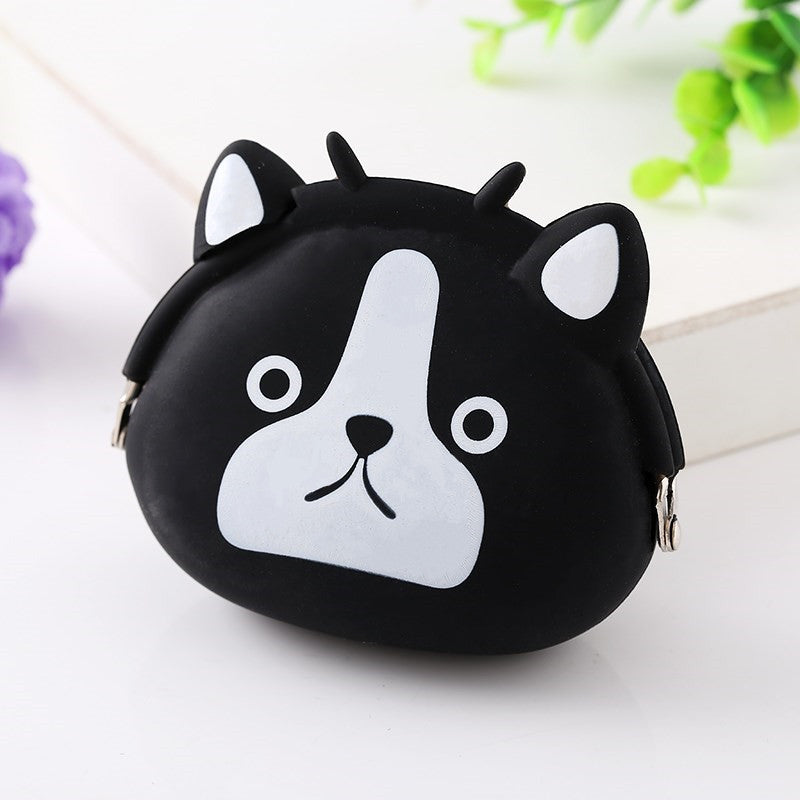 Animal Cartoon Clip Silicone Elderly Cute Coin Purses