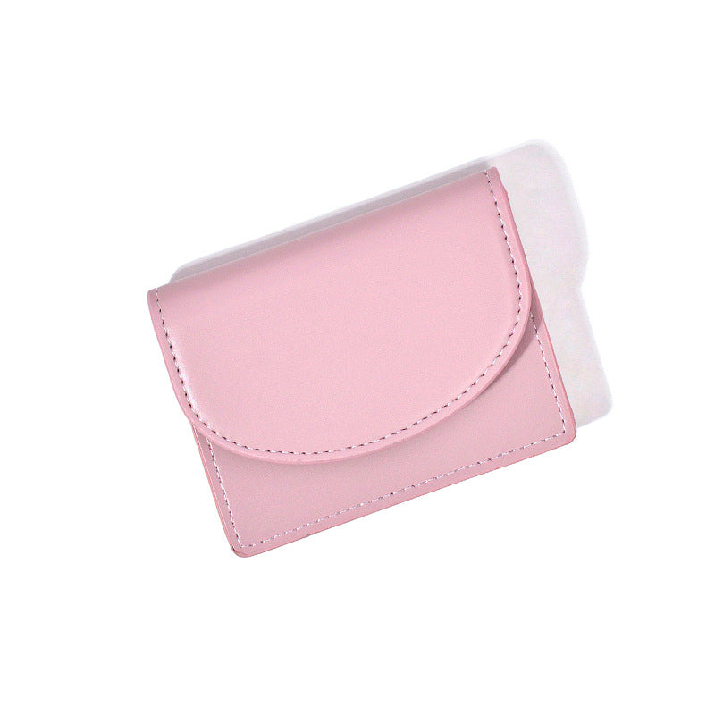 Women's Korean Style Solid Color Simple Ladies Wallets