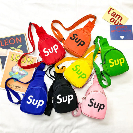 Children's Summer Fashion Trendy Letters Boys Children's Shoulder Bags