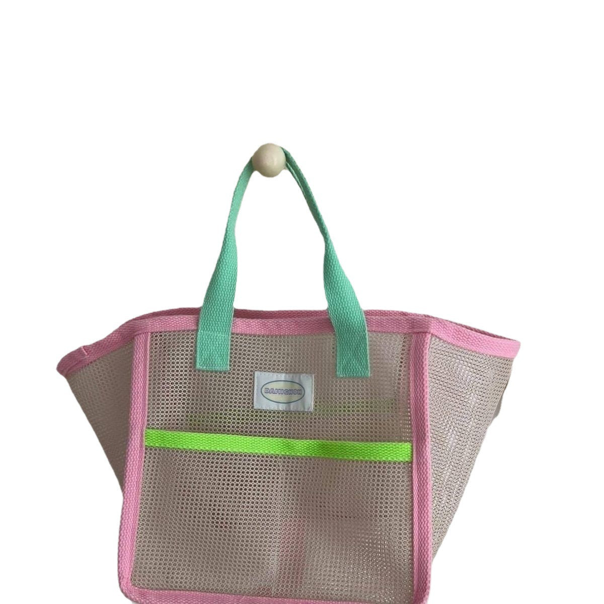 Sac à dos de sport portable avec grille pour jouets de plage et de vent pour enfants