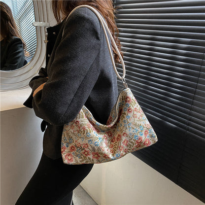 Autumn Ethnic Style Flower Fashion Chain Shoulder Bags