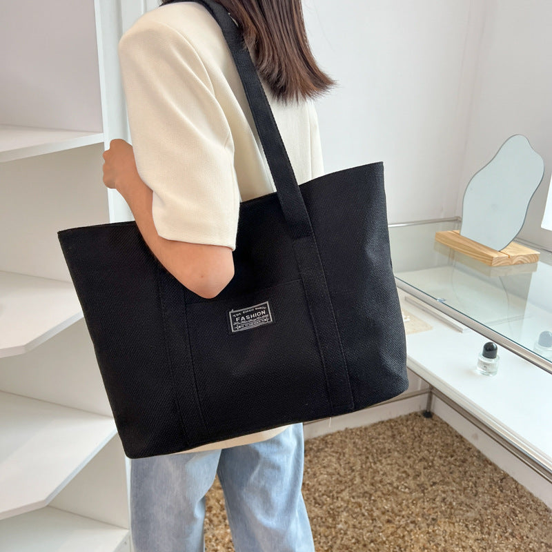 Sac fourre-tout tendance pour femme, grand sac à bandoulière simple et portable