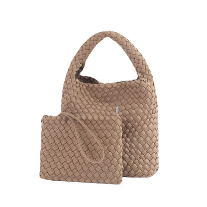 Elastic Fabric Woven Advanced Hand-woven Portable Handbags