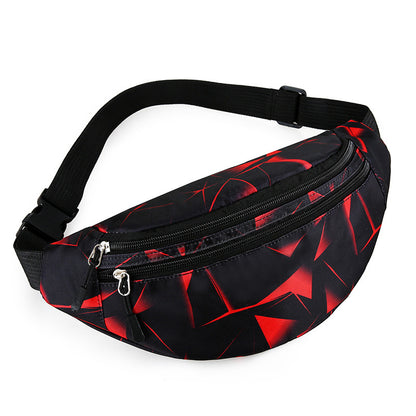 Women's Nylon Close-fitting Mobile Summer Fashion Camouflage Waist Packs