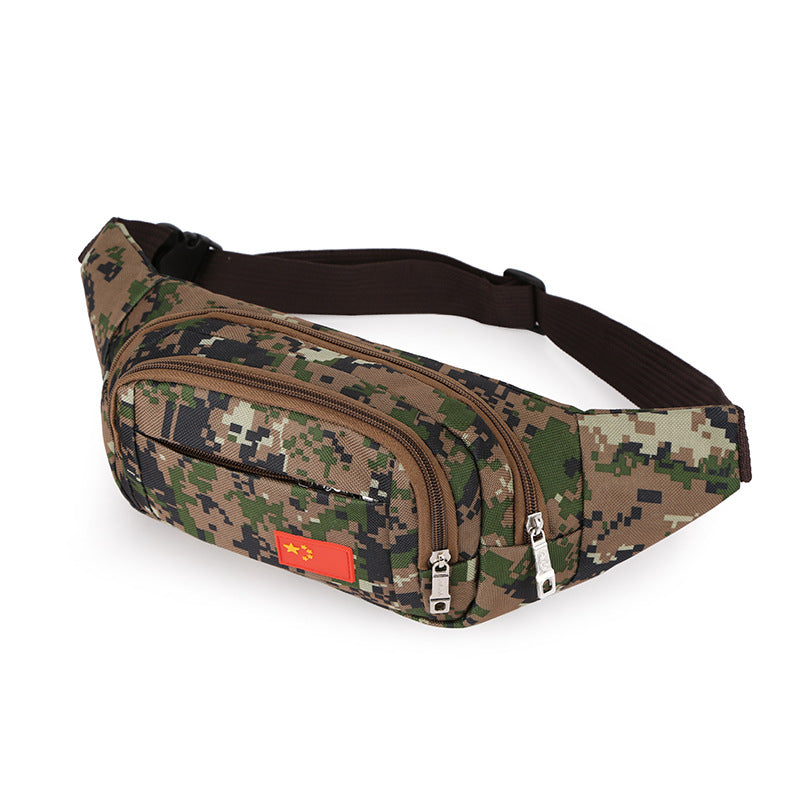 Sacs de taille pour hommes en nylon multifonctionnels camouflage pour caissier mobile épaississant