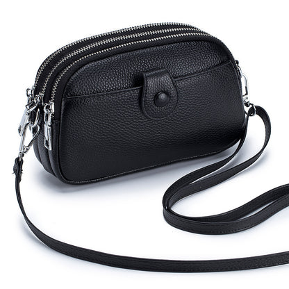 Women's Leather Small Large Capacity Fashion Mobile Crossbody Bags