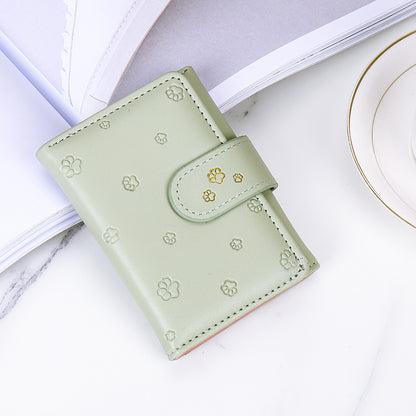 Women's Korean Short Solid Color Simple Ladies Wallets