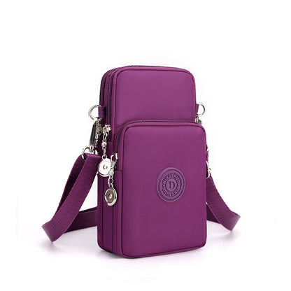 Mobile Female Oxford Cloth Vertical Mini Phone Bags