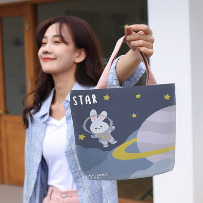 Canvas Female Cartoon Cabs Fashion Korean Handbags