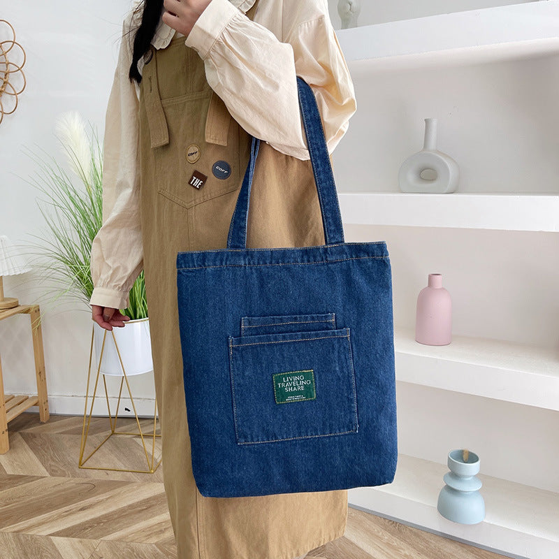 Female Mori Style Street Shopping Canvas Bags