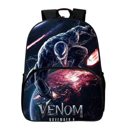 Sacs d'école polyvalents pour élèves de l'école primaire Marvel Venom avec impression Hero Avengers