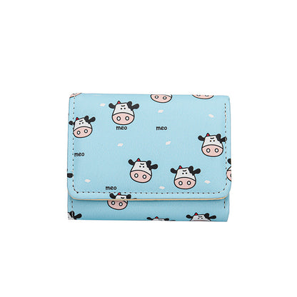 Short Female Design Thin Cute Change Ladies Wallets