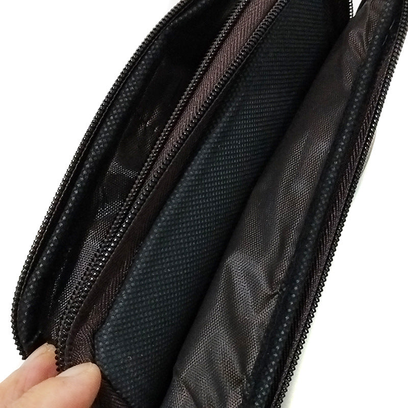 Men's Stylish Slouchy Leather Hanging Mobile Phone Bags