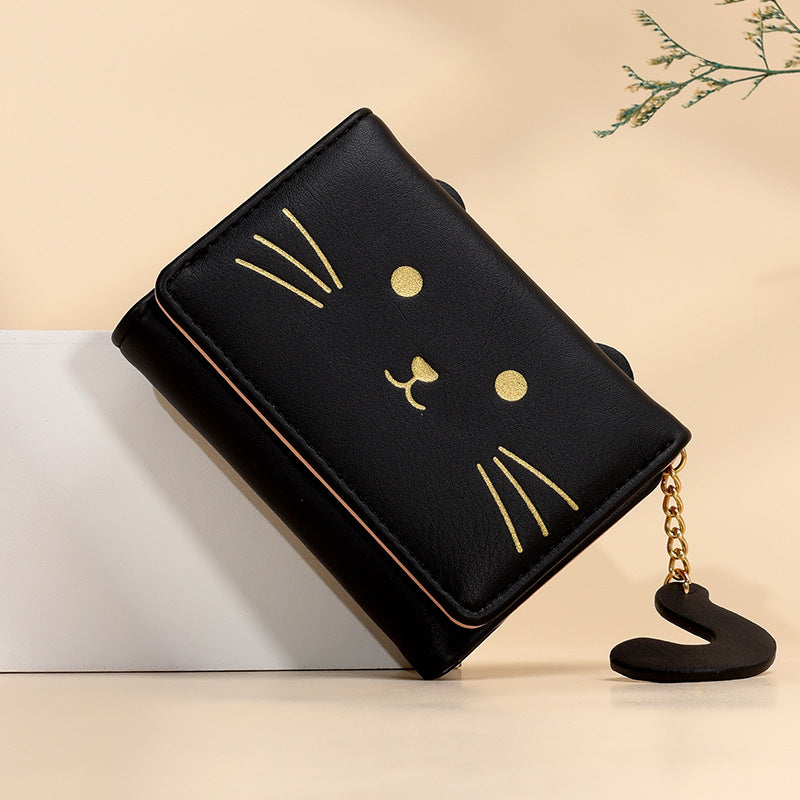 Women's Korean Short Fashion Cartoon Change Ladies Wallets