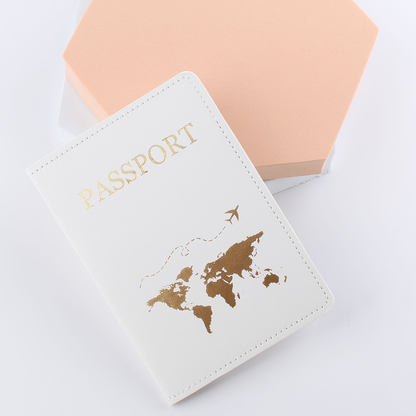 Coffret cadeau passeport en cuir pour couple, cérémonie de mariage