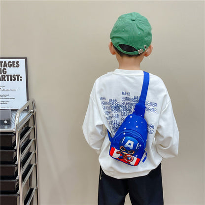 Children's Korean Style Fashion Cartoon Cute Boy Children's Shoulder Bags