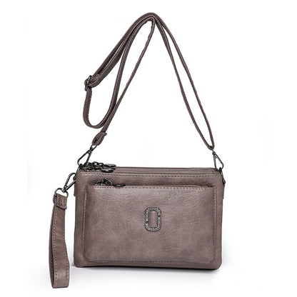 Women's For Mom Simple Soft Leather Crossbody Bags