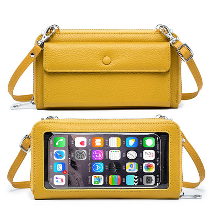 Women's Touch Screen Transparent Mobile Mini Bags