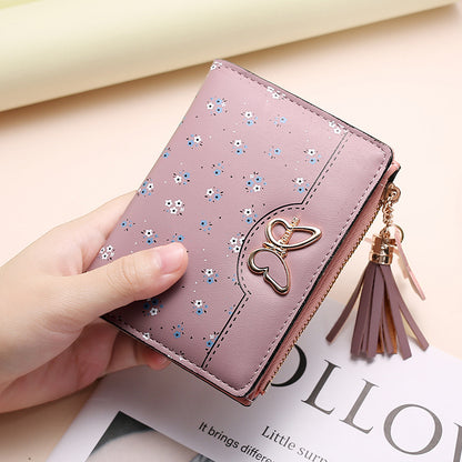 Women's Short Small Fashion Hasp Zipper For Ladies Wallets