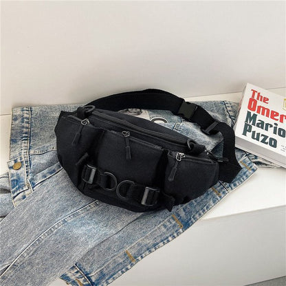 Men's Fashion Versatile Tooling Simple Small Female Waist Packs