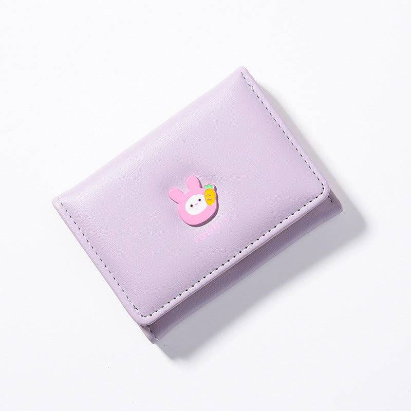 Women's Korean Style Cute Folding Cat Trendy Ladies Wallets