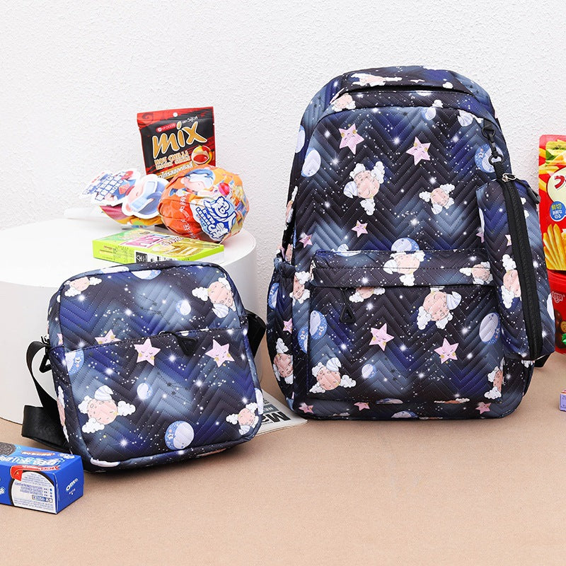 Women's Junior High Band Ultra Light Large Elementary School Students' Schoolbags