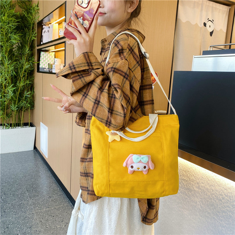 Children's Attractive Charming Doll Tuition Plush Children's Shoulder Bags