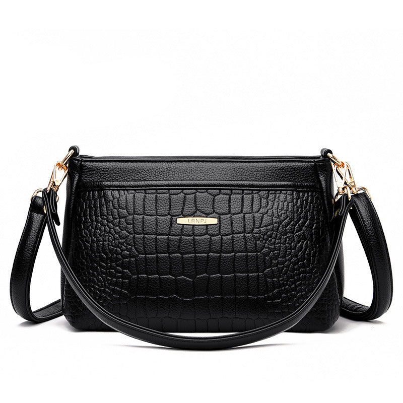 Women's Fashionable Embossed Large Capacity Mother Crossbody Bags