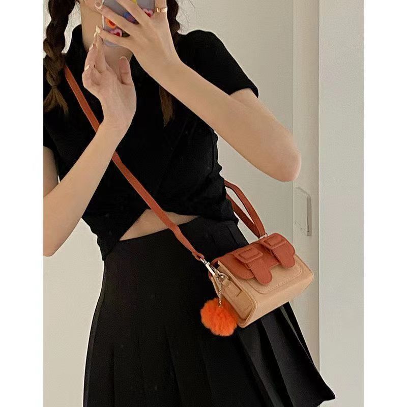 Women's Thailand Cambridge Summer Fashion Contrast Color Crossbody Bags