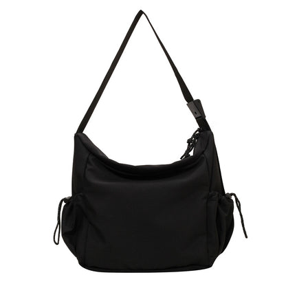 Solid Color Large Capacity Unisex Trendy Shoulder Bags