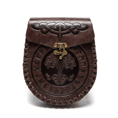 Viking Style Medieval Knight Retro Embossing Purses