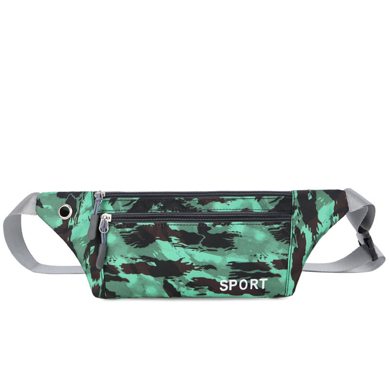 Sacs banane unisexes tendance pour hommes, motif camouflage, petits