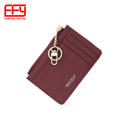 Women's Trendy Portable Simple Cross Pattern Change Short Cute Mini Ladies Wallets