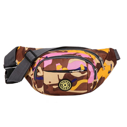 Sacs banane pour hommes, femmes et hommes, rangement mobile, petits sacs de selle camouflage