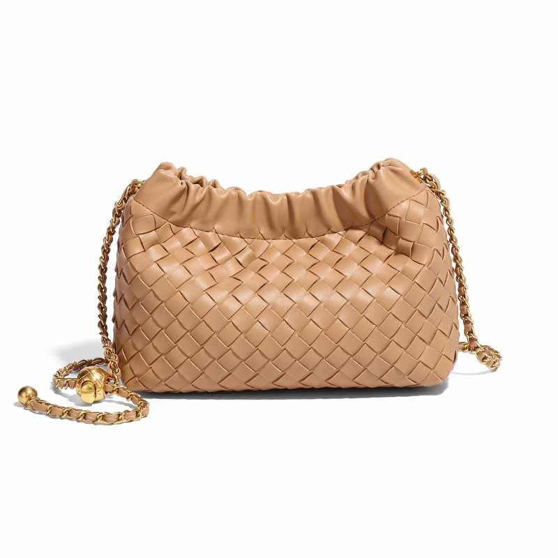 Women's Cloud Fashion Golden Ball Hand-woven Classic Crossbody Bags