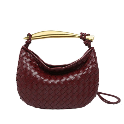 Comfortable Fashion Woven Sardine Hand Dumpling Handbags