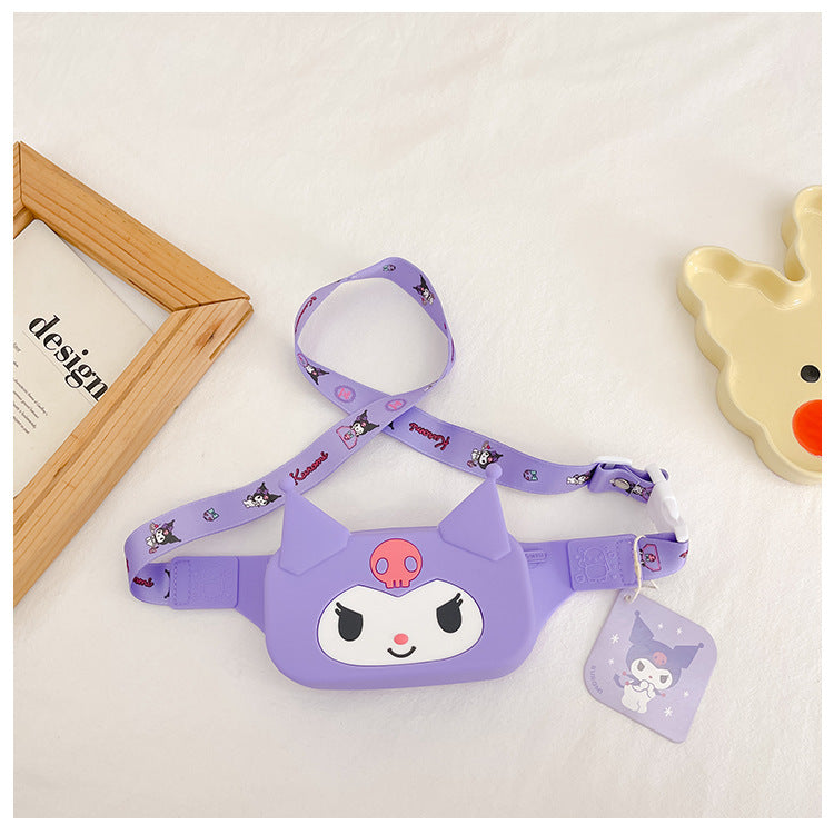 Children's Silicone Cartoon Cute Daily Matching Children's Waist Packs