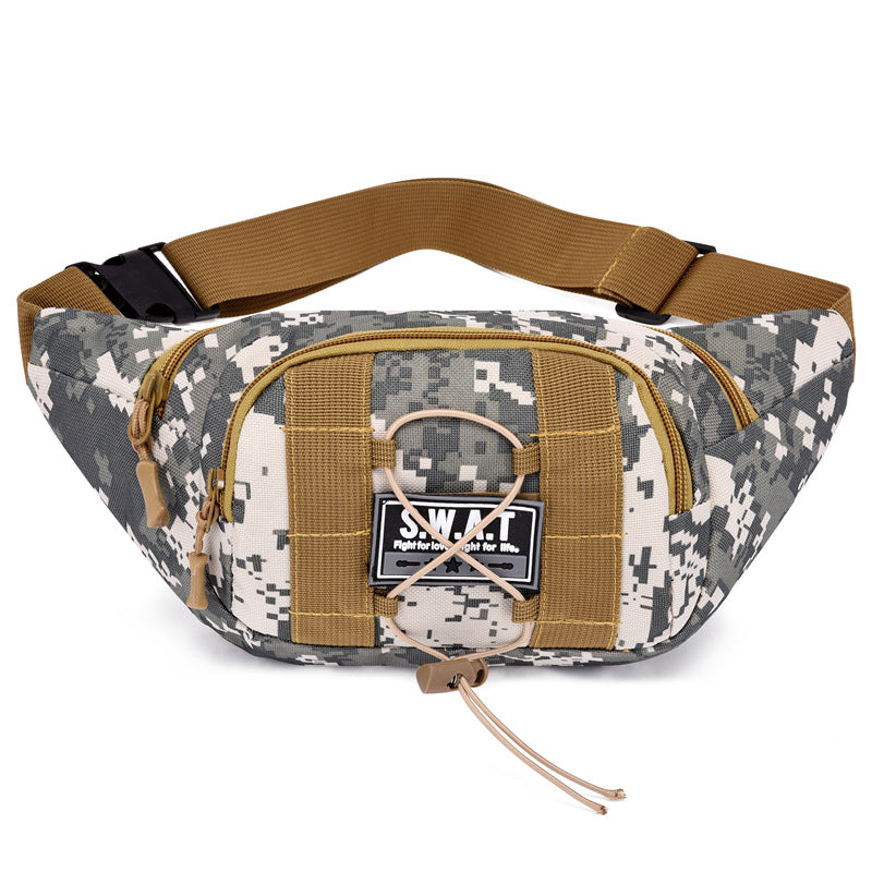 Camouflage Field Fashion Trendy Running Cycling Men's Waist Packs