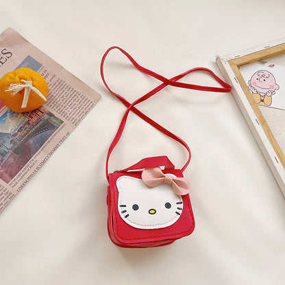 Nouveaux sacs d'accessoires pour enfants avec un joli nœud en forme de chat