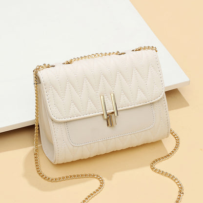 Women's Stylish Tide Summer White Chain Bags