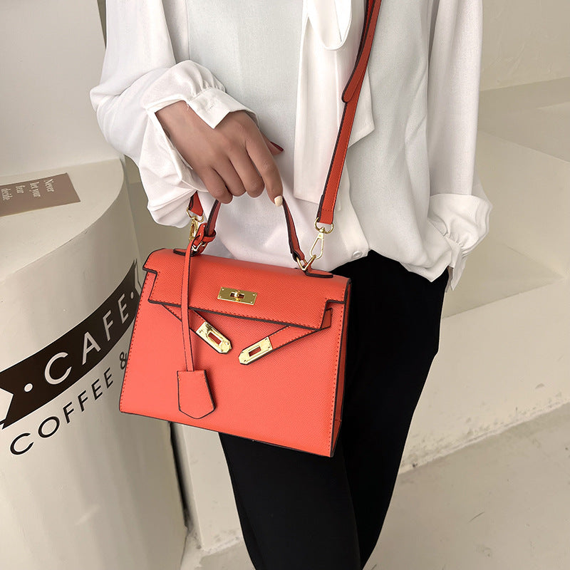 Women's Fashion Portable Kelly Simple Western Style Handbags