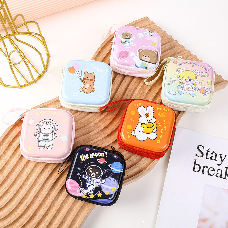 Astronaut Small Change Storage Headset Cable Coin Purses