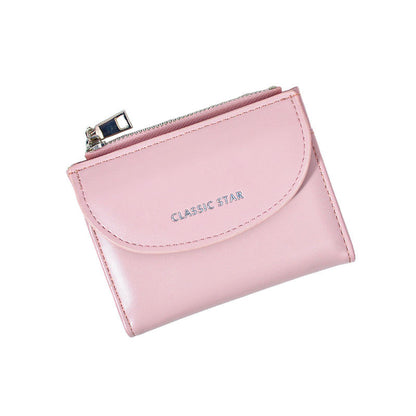 Women's Korean Style Solid Color Simple Ladies Wallets